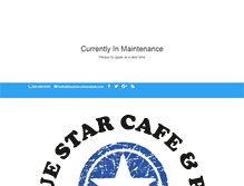 Tablet Screenshot of bluestarcafeandpub.com